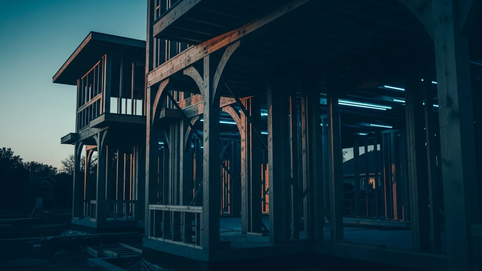 Chicago custom home builder SEO, a luxury custom home under construction near Chicago